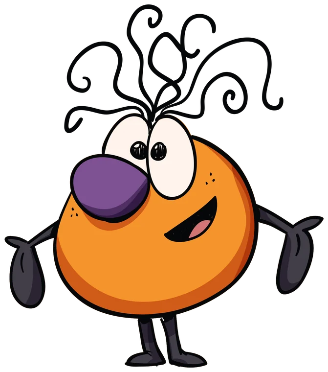 Totochie standing with open arms.