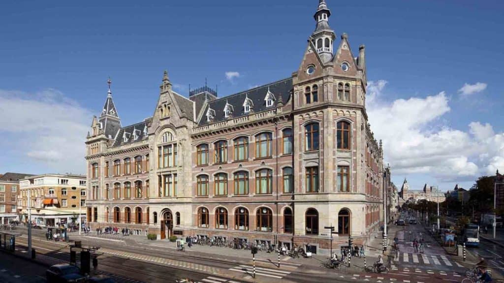 View of Conservatorium Hotel in Amsterdam Netherlands
