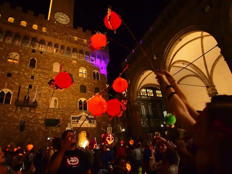 Paper Lantern Festival in Florence