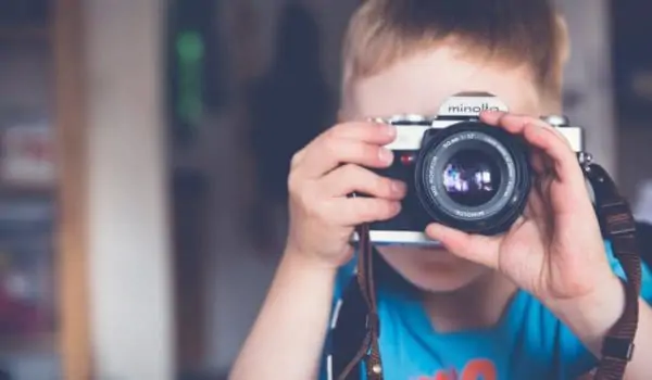 Boy with Digital Camera